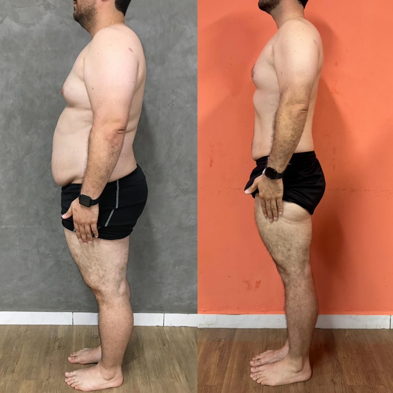 Evolução de aluno do LD Studio, vista de perfil